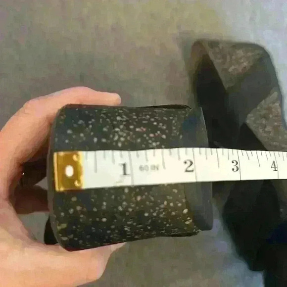 Dansko Susie Platform 2” Wedge Black Adjustable Leather Wedge Women 10 or 41 EU - Picture 11 of 14